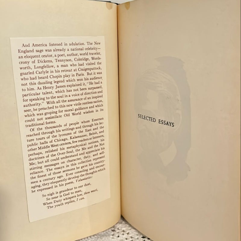 🌟Vintage “Selected Essays”