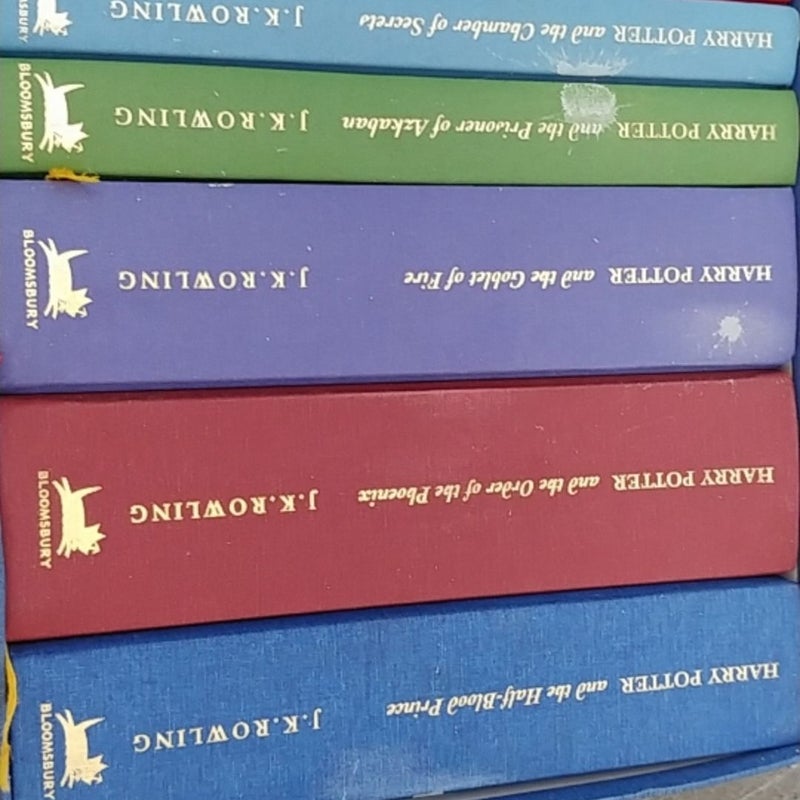Harry Potter Delux Set Books 1-6 Signed First Edition