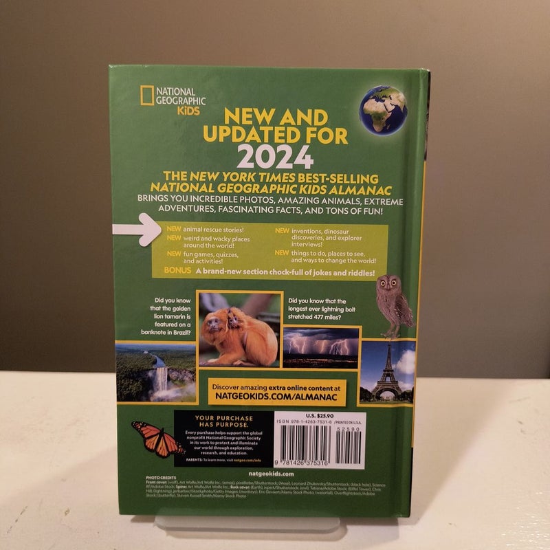 National Geographic Kids Almanac 2024 (US Edition)