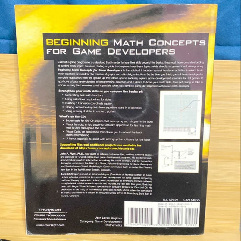 Beginning Math Concepts for Game Developers