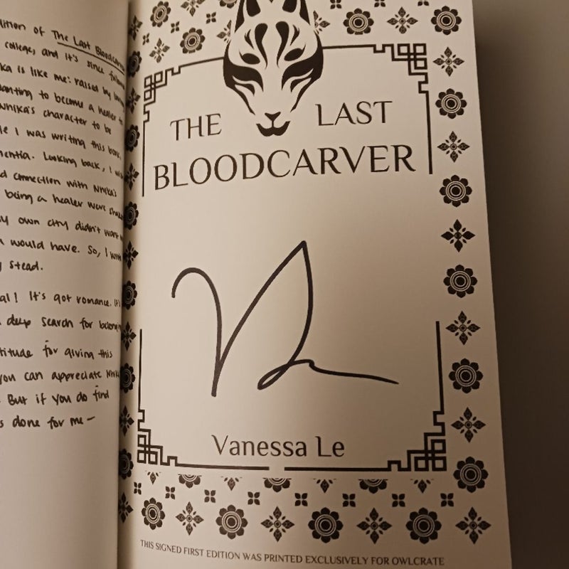 The Last Bloodcarver