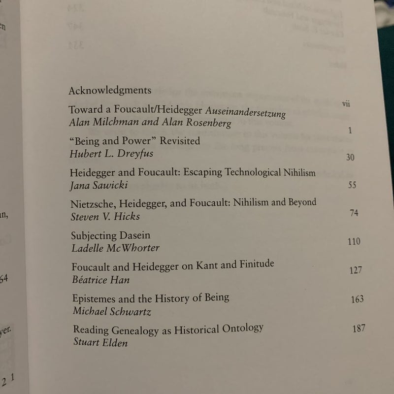 Foucault and Heidegger