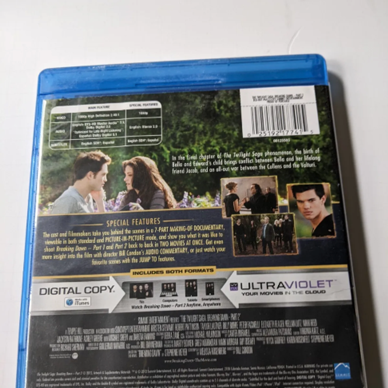 Breaking Dawn Part 2 (The Twilight Saga) Blu-ray 