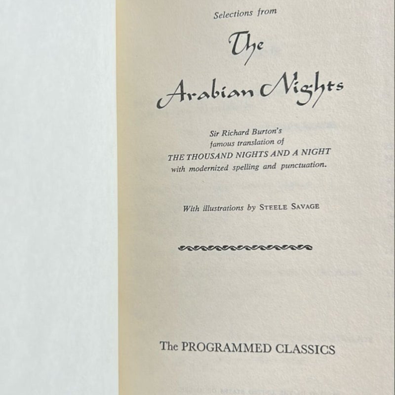 Selections from The Arabian Nights (The Programmed Classics)