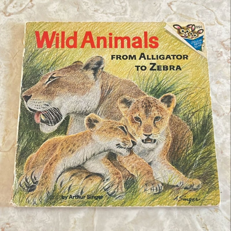 Wild Animals from Alligator to Zebra