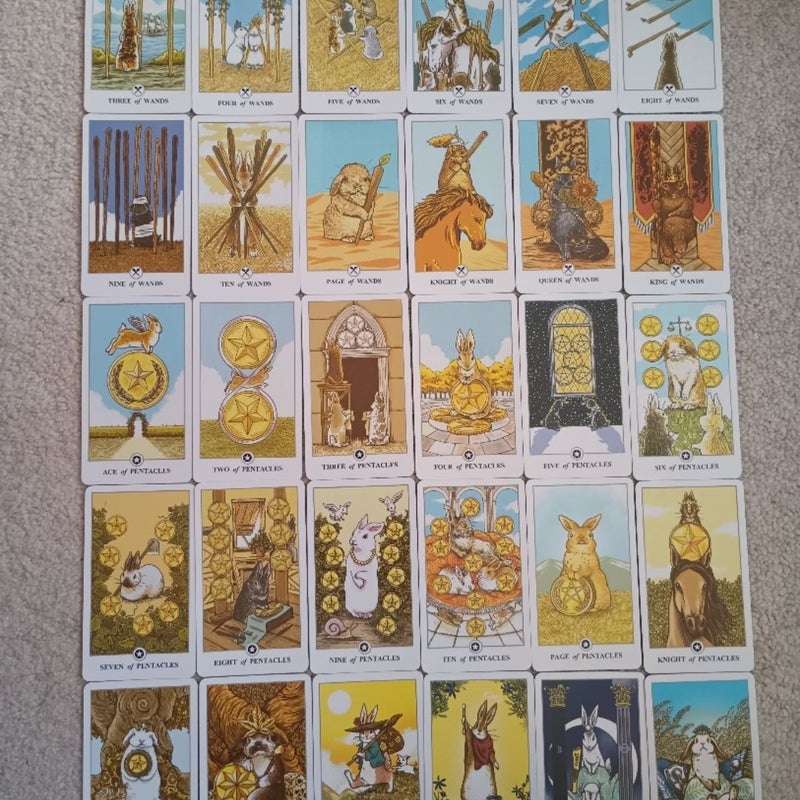 Lunalapin Tarot Deck Bunny Rabbit - Deck Only
