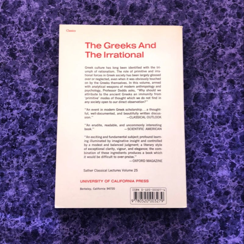 The Greeks and the Irrational