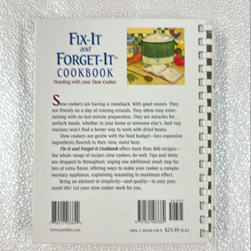 Fix-It and Forget-It Cookbook