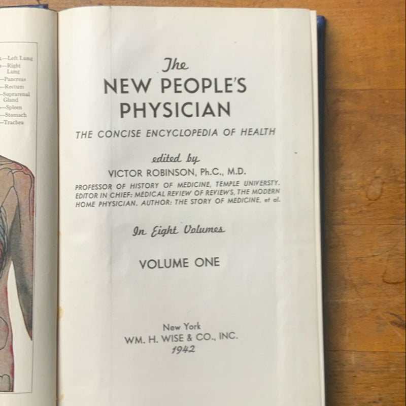 The NEW PEOPLE’S PHYSICIAN in eight (8) volumes