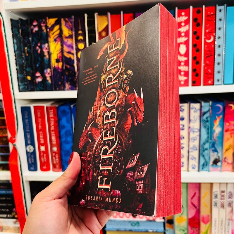 Fireborne SIGNED FIRST ED BOOKISH SIGNS AND MORE SPECIAL EDITION