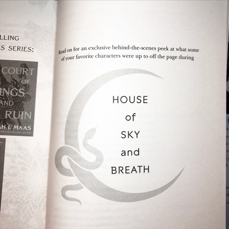 Signed first edition crescent city house of sky and breath