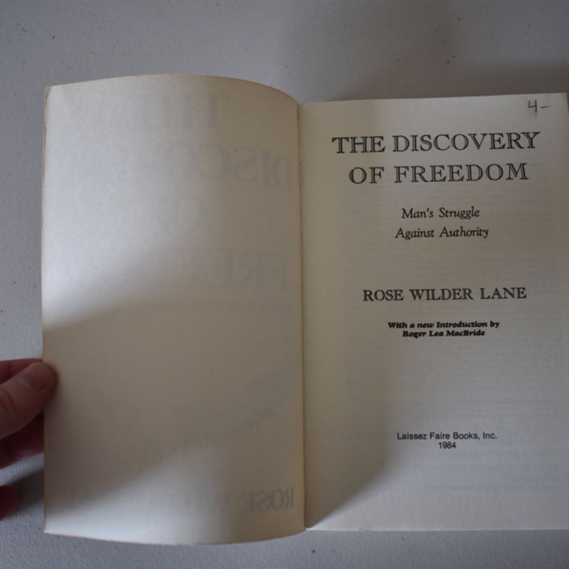 The Discovery Of Freedom