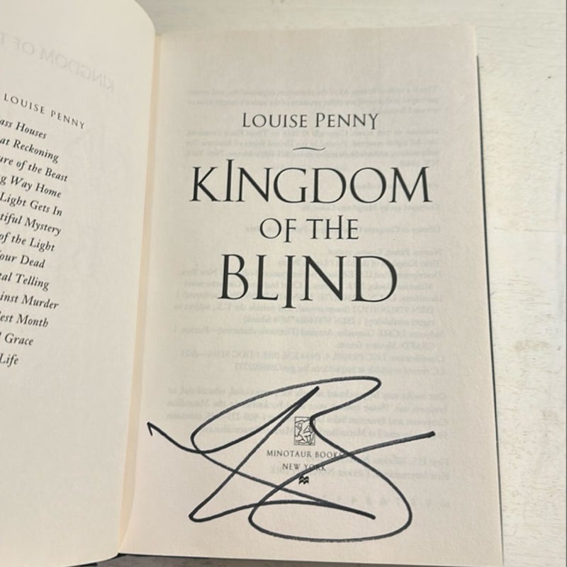 Kingdom of the Blind SIGNED