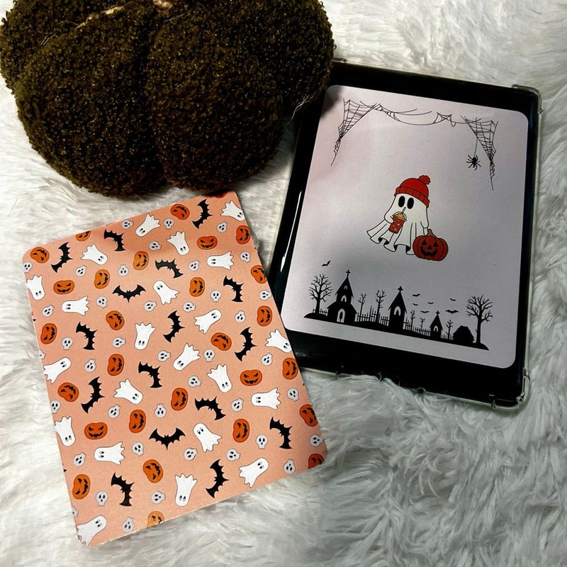 📚🧡 Reversible Halloween Kindle Insert!