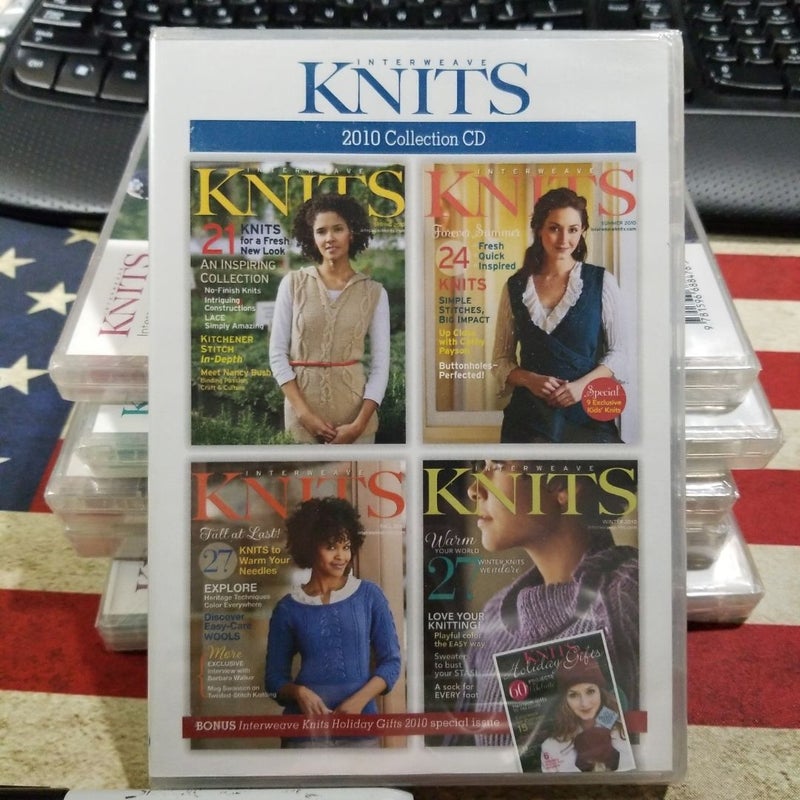 Interweave Knits 2012 Collection Cd (set of 6 collections = 2007-2012). New.