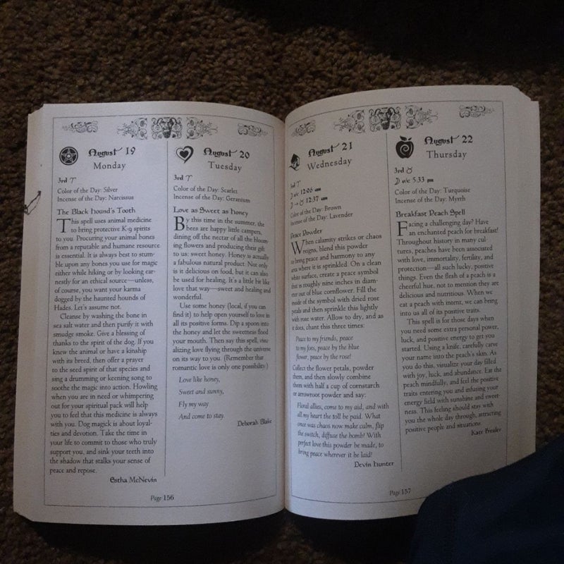 Llewellyn's 2019 Witches' Spell-A-Day Almanac