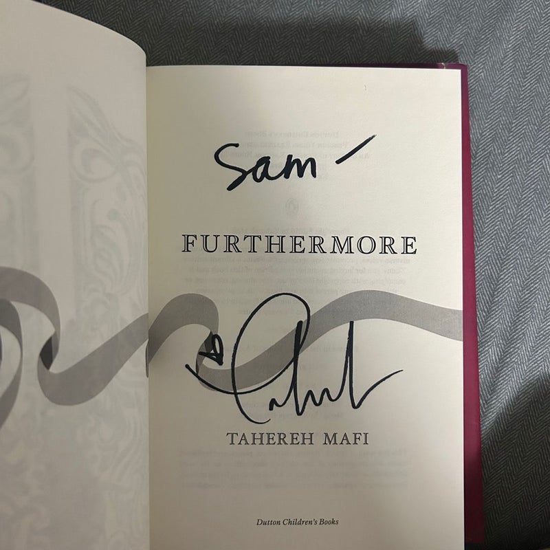 Furthermore (signed)