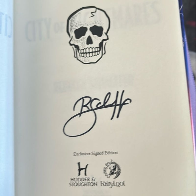 City of Nightmares - FAIRYLOOT EXCLUSIVE SIGNED