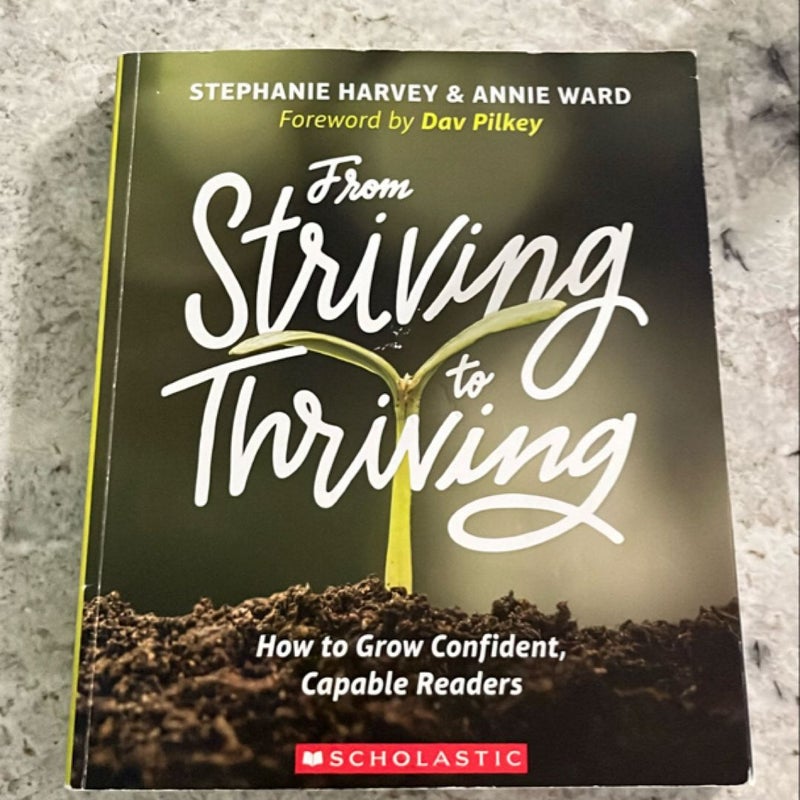 From Striving to Thriving