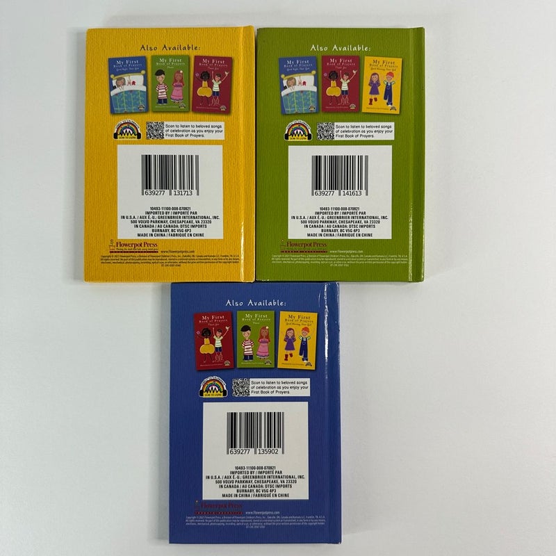 My First Book of Prayers Books-Lot of 3