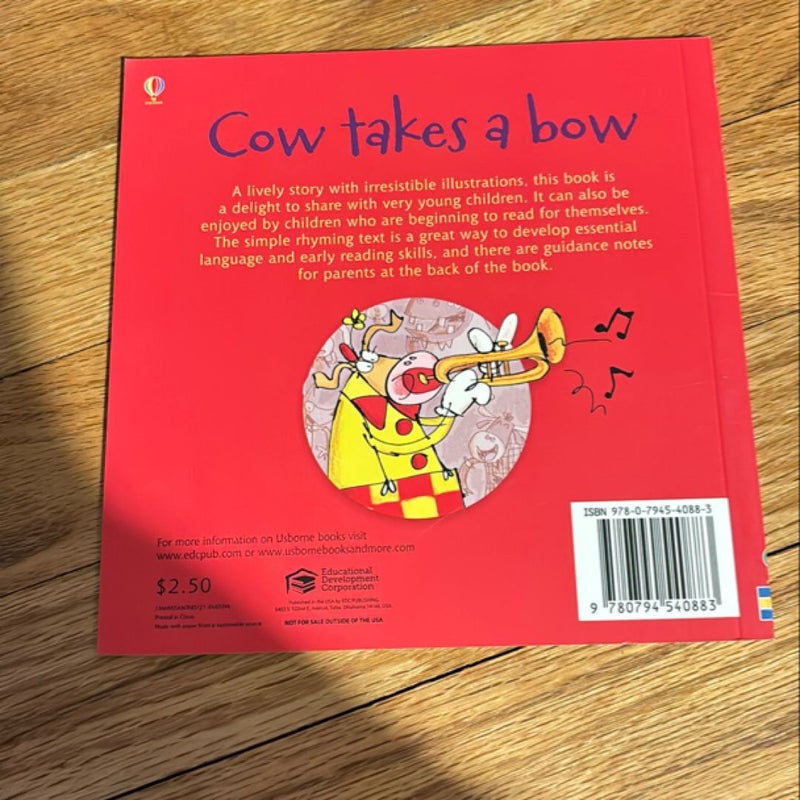 Cow takes a bow