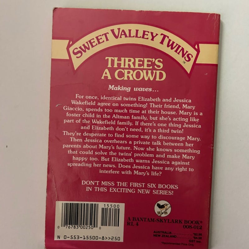 Sweet Valley Twins #7