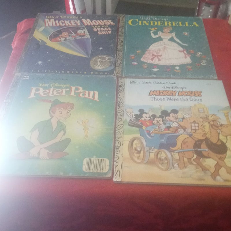Walt Disney Little Golden Book Bundle/Mickey Mouse Bookends