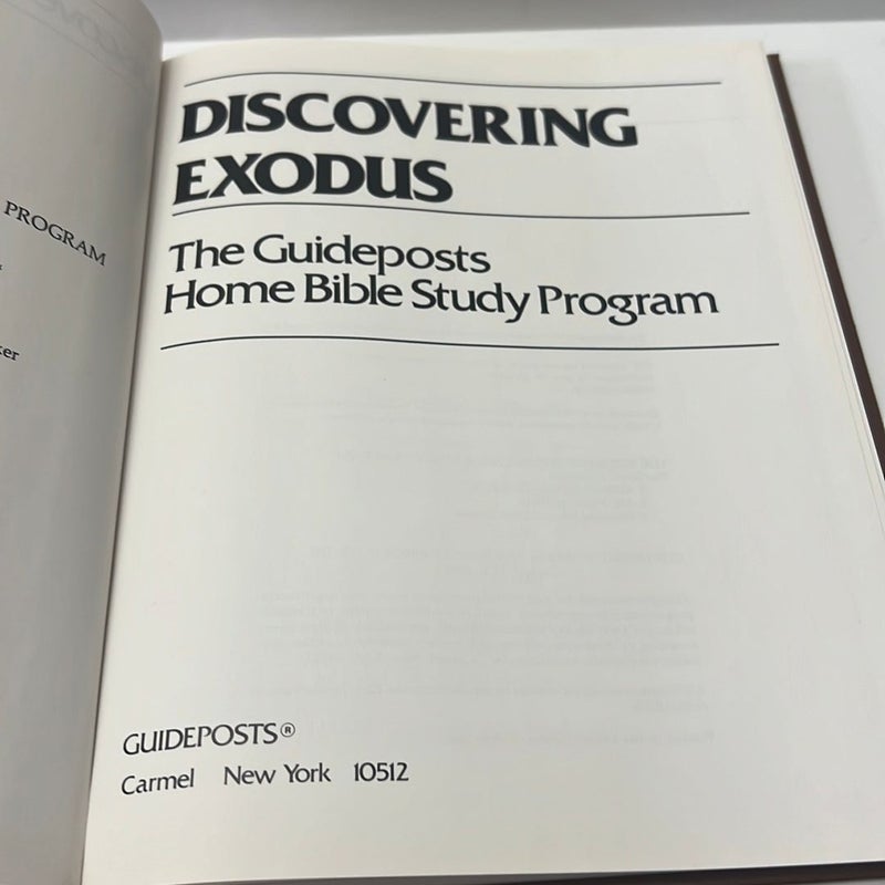 Discovering Exodus-The Guidepost Home Bible Study Program 