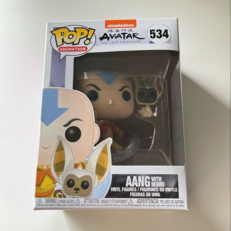 Aang with Momo Funko Pop