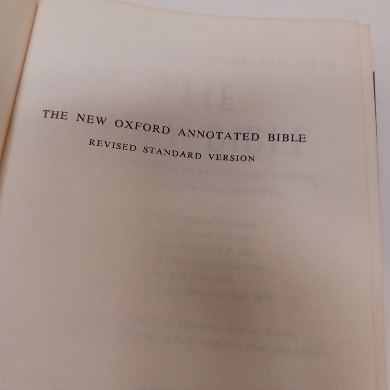 The New Oxford Annotated Bible