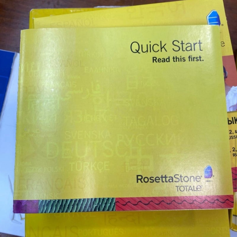 Rosetta Stone Russian v4 Totale Level 1-3 Set