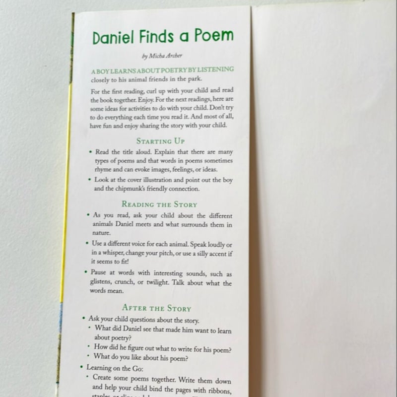 Daniel Finds a Poem