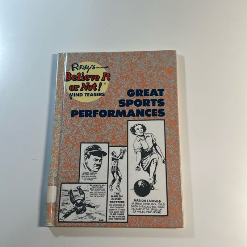 Ripley’s Believe It Or Not Great Sports Performances