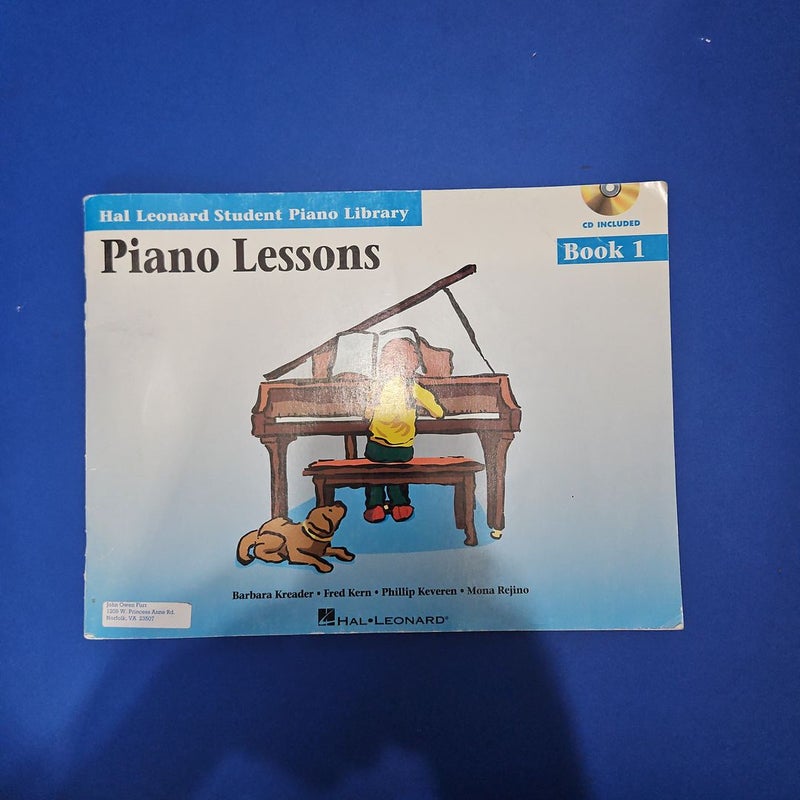 Piano Lessons - Book 1