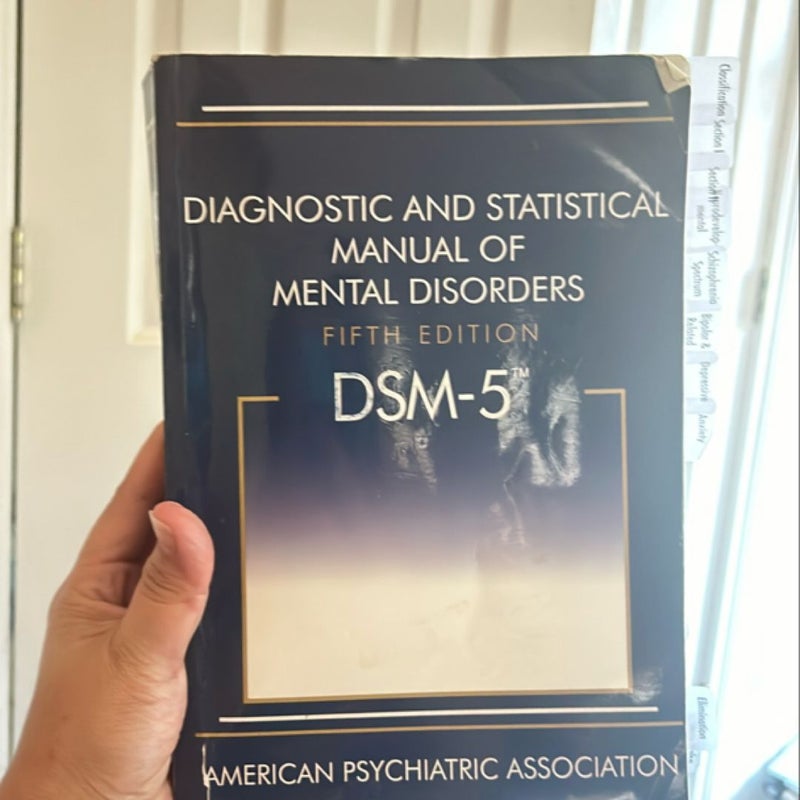 Diagnostic and Statistical Manual of Mental Disorders - DSM-5