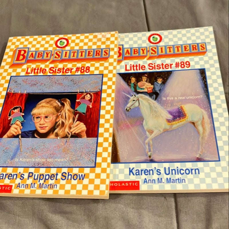 Baby-Sitters Little Sister books #88 and #89