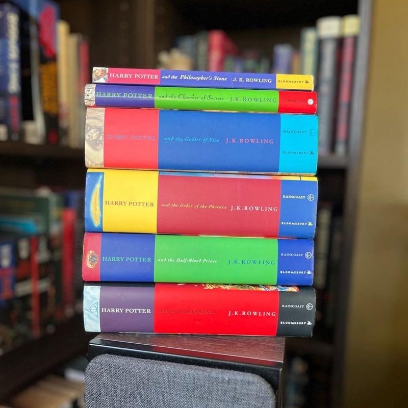 Harry Potter 1st Bloomsbury Edition Set (Missing Prisoner of Azkaban)