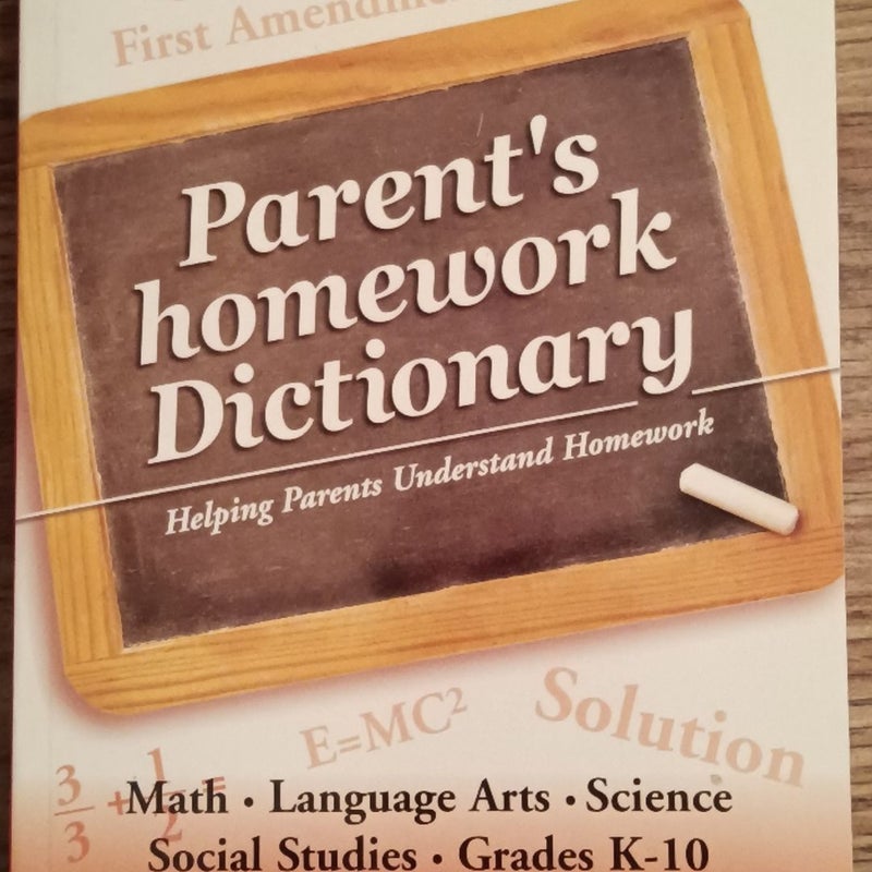 Parent's Homework Dictionary