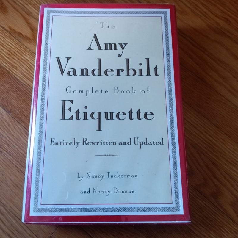 The Amy Vanderbilt Complete Book of Etiquette