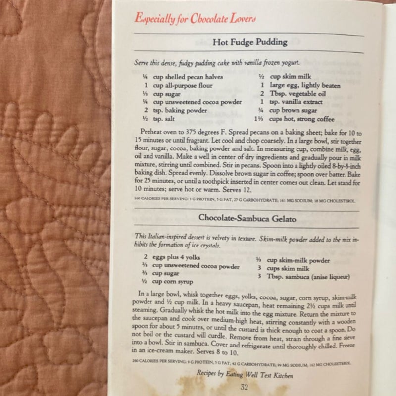 The Eating Well Dessert Cookbook