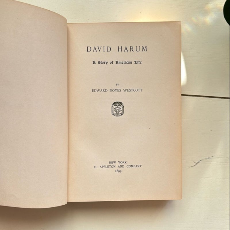 David Harum