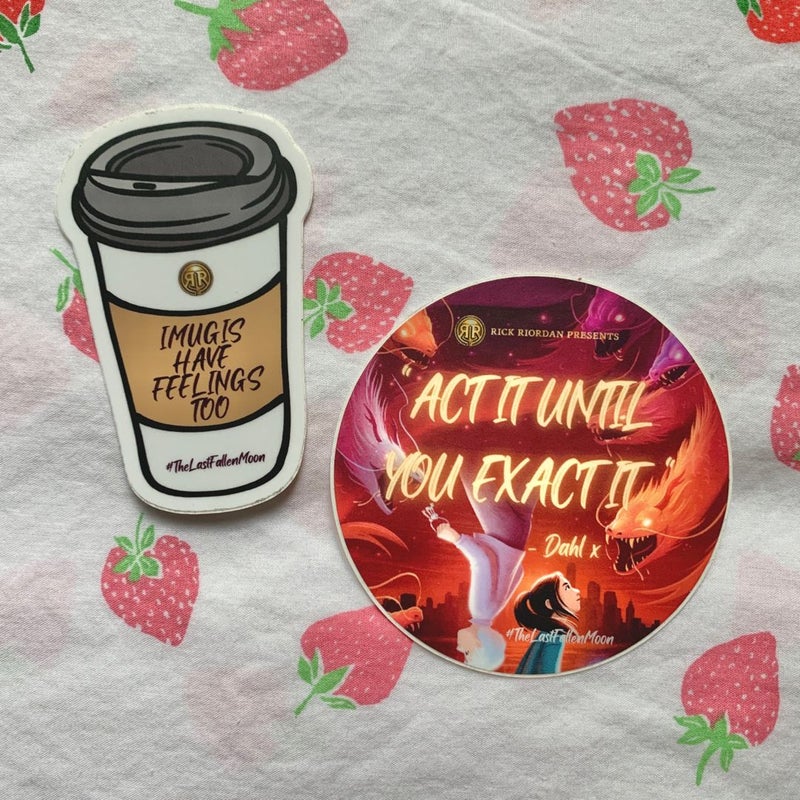 The Last Fallen Moon stickers