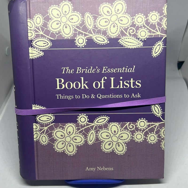 The Bride's Essential Book of Lists PB1