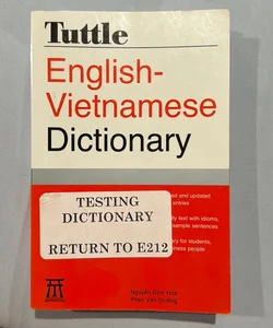 Tuttle English-Vietnamese Dictionary