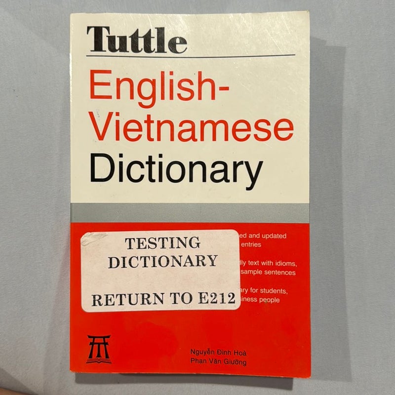 Tuttle English-Vietnamese Dictionary