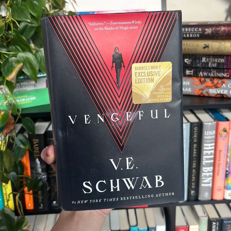 vengeful signed barnes and noble exclusive 