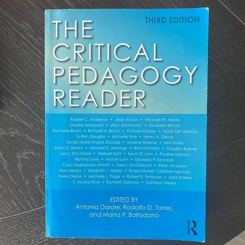 The Critical Pedagogy Reader