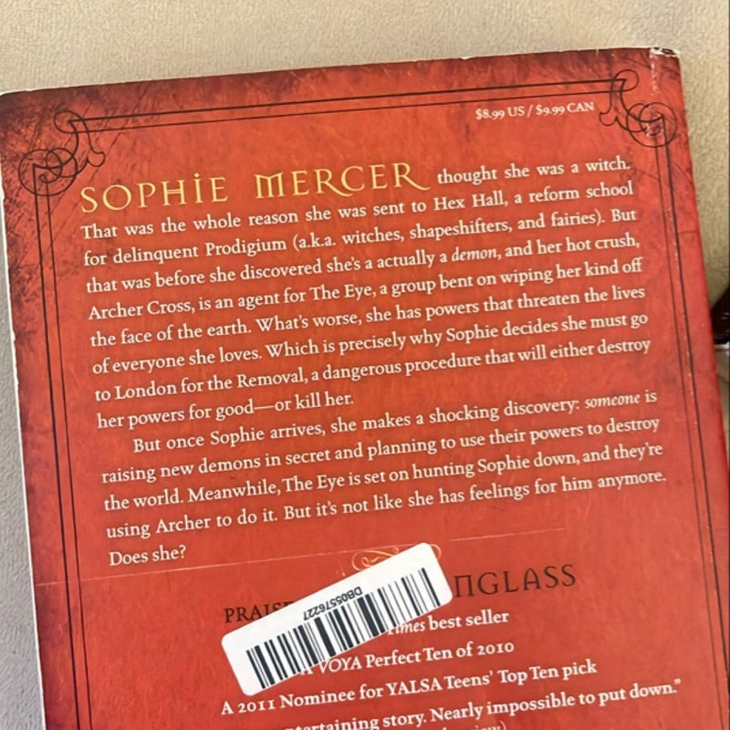 Hex Hall trilogy (plus companion School Spirits)