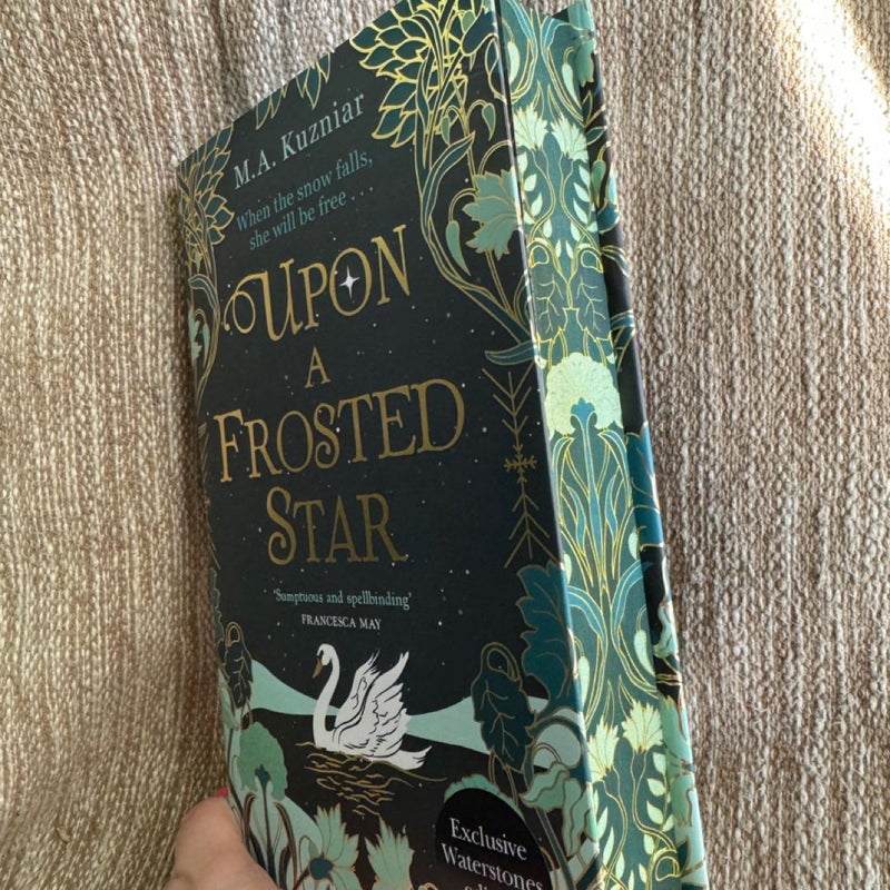 Upon a Frosted Star Waterstones signed 