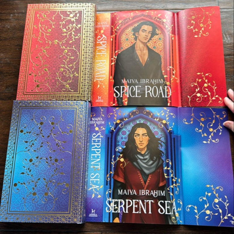 Spice Road and Serpent Sea - Fairyloot signed exclusive editions